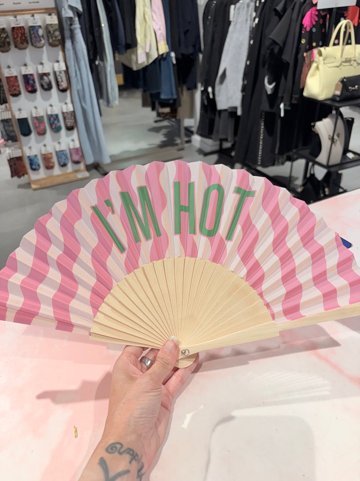 Waaier I'm hot