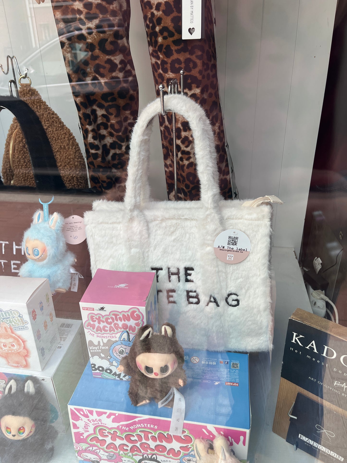 Large fluffy totebag