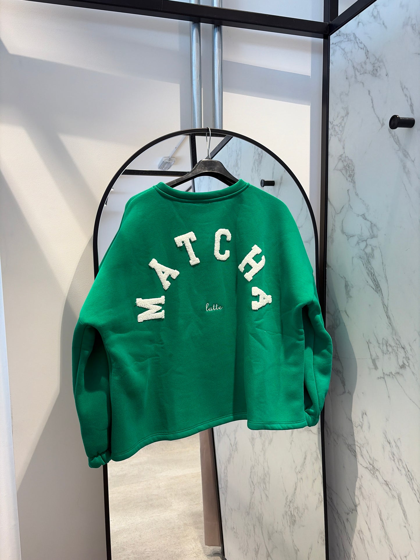 MATCHA LATTE Oversized Sweatshirt