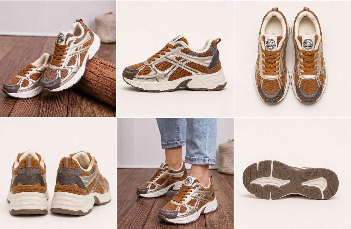 Teddy sneaker - Chicmuse