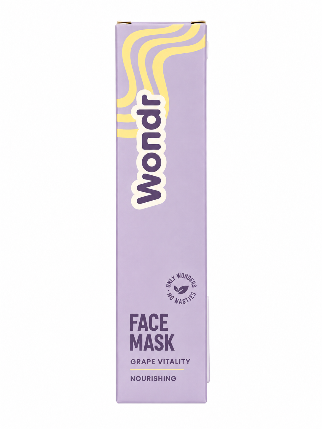Wondr face mask grape vitality