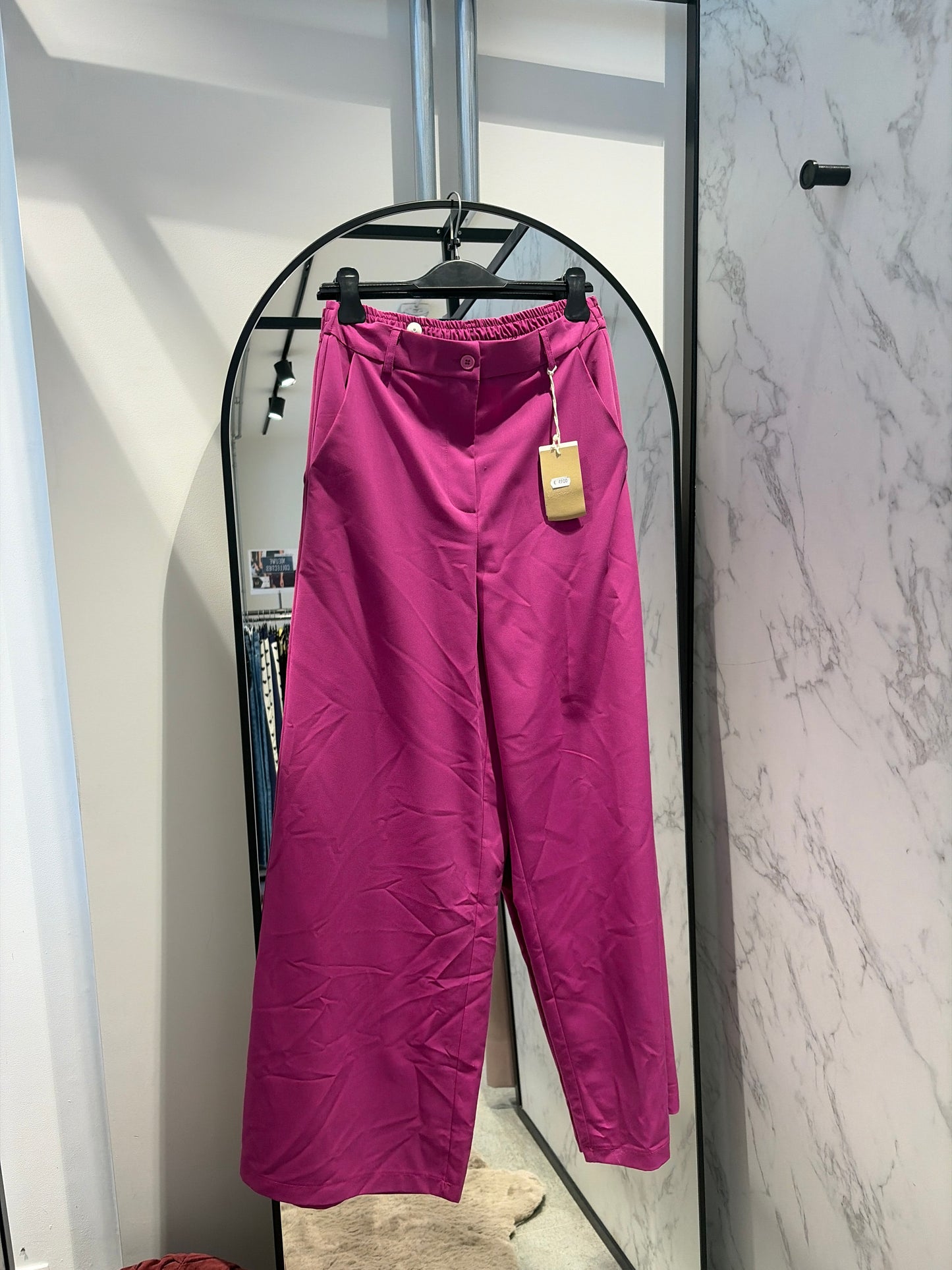 Pantalon Qiu — Fuchsia