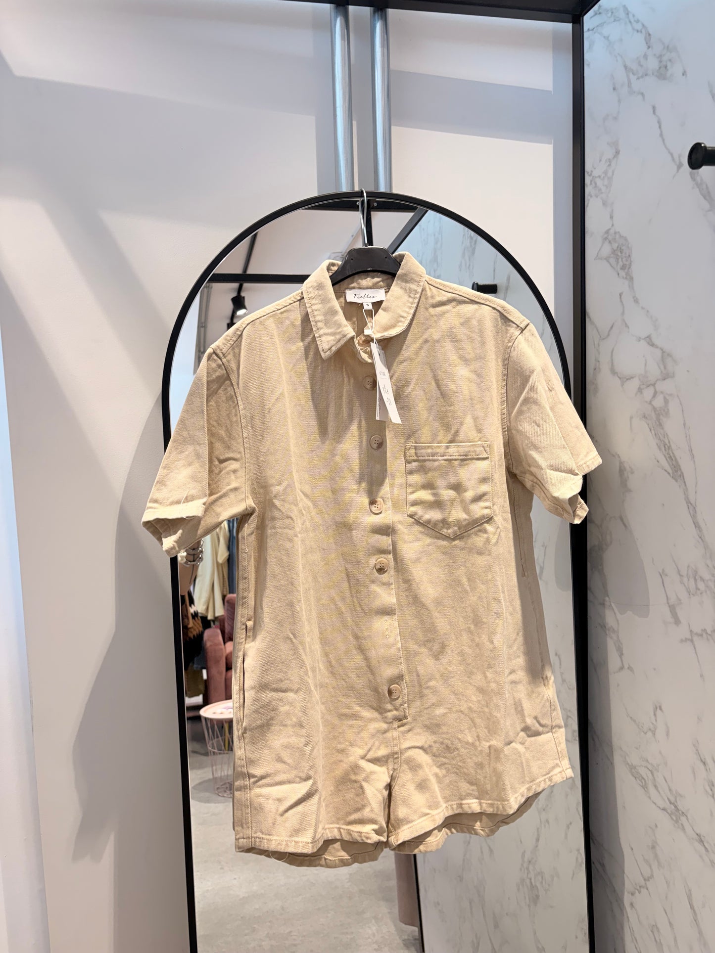 Playsuit Feelkoo Beige - Feelkoo