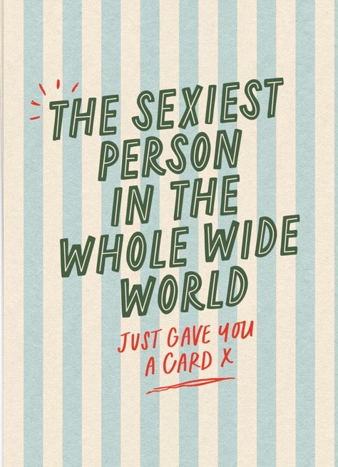 Kaart blanche - sexiest person