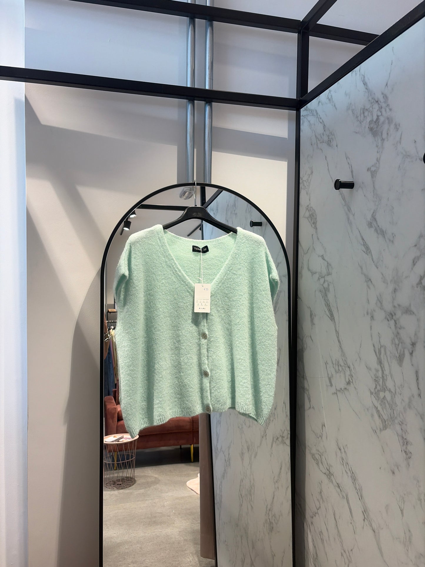 Top YouPassion — Alpaca Cardigan Mint
