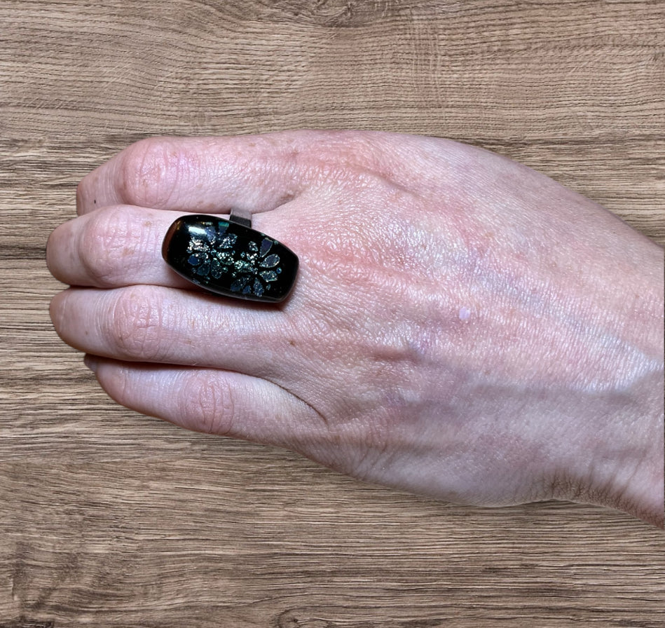 Florana - The Glass Line by AW | Handgemaakte Glazen Ring