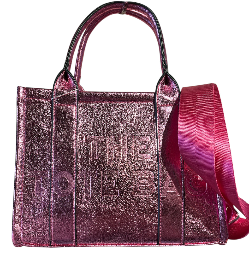 The Tote Bag - Metalic Fuchsia