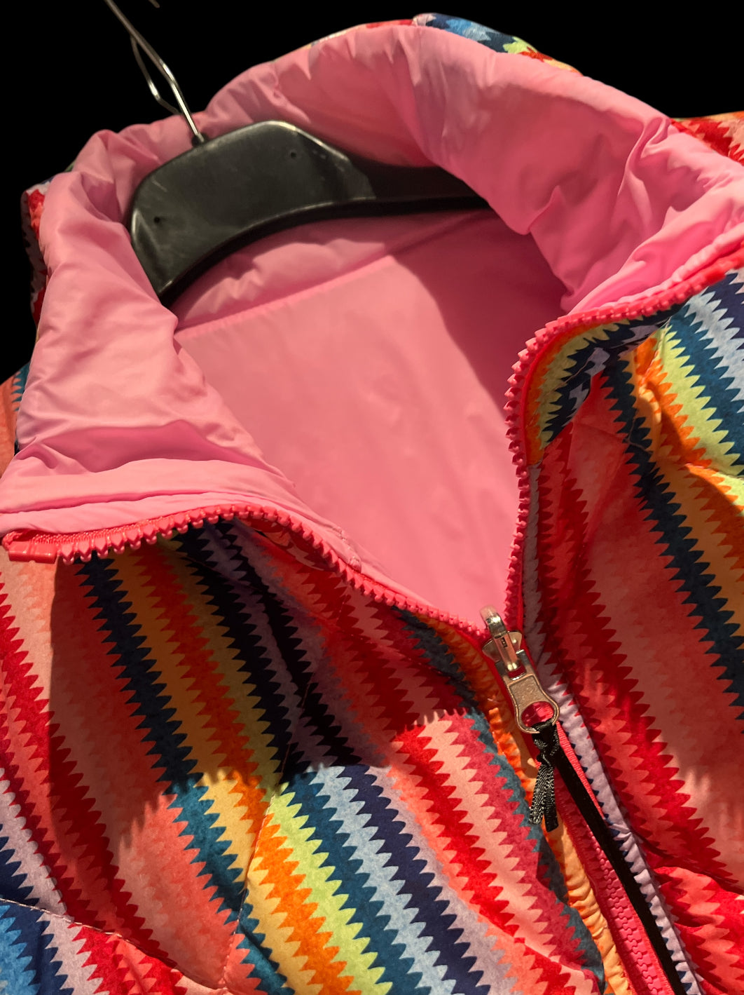 Bodywarmer met fluo rits by Matteo omkeerbaar
