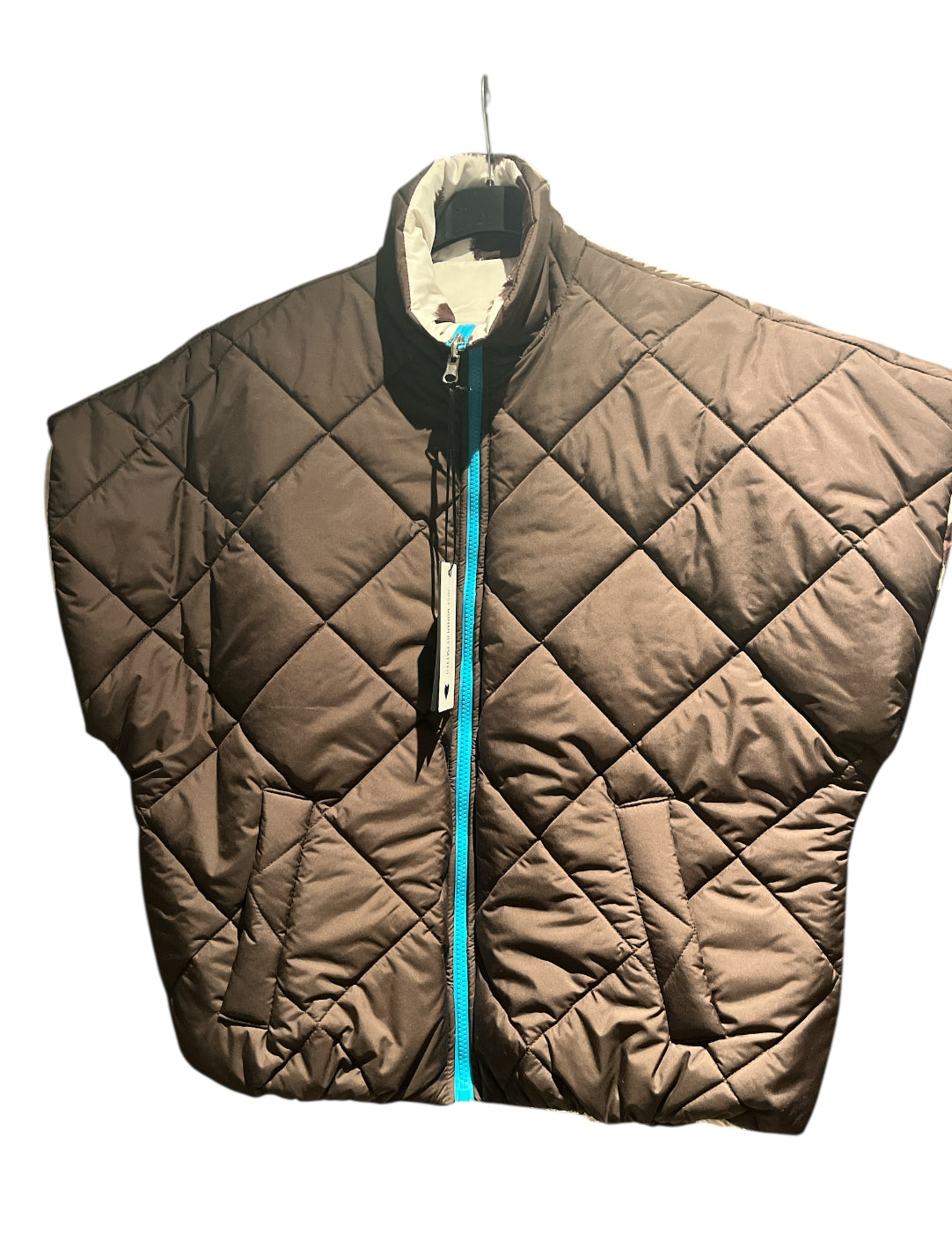 Bodywarmer met fluo rits by Matteo omkeerbaar