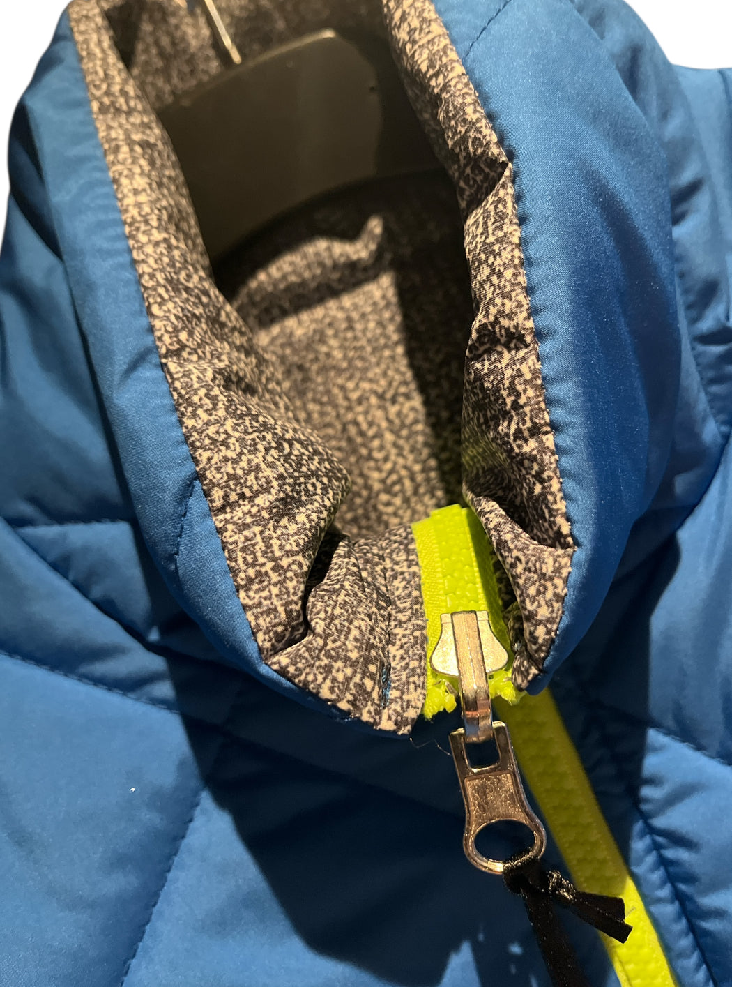 Bodywarmer met fluo rits by Matteo omkeerbaar