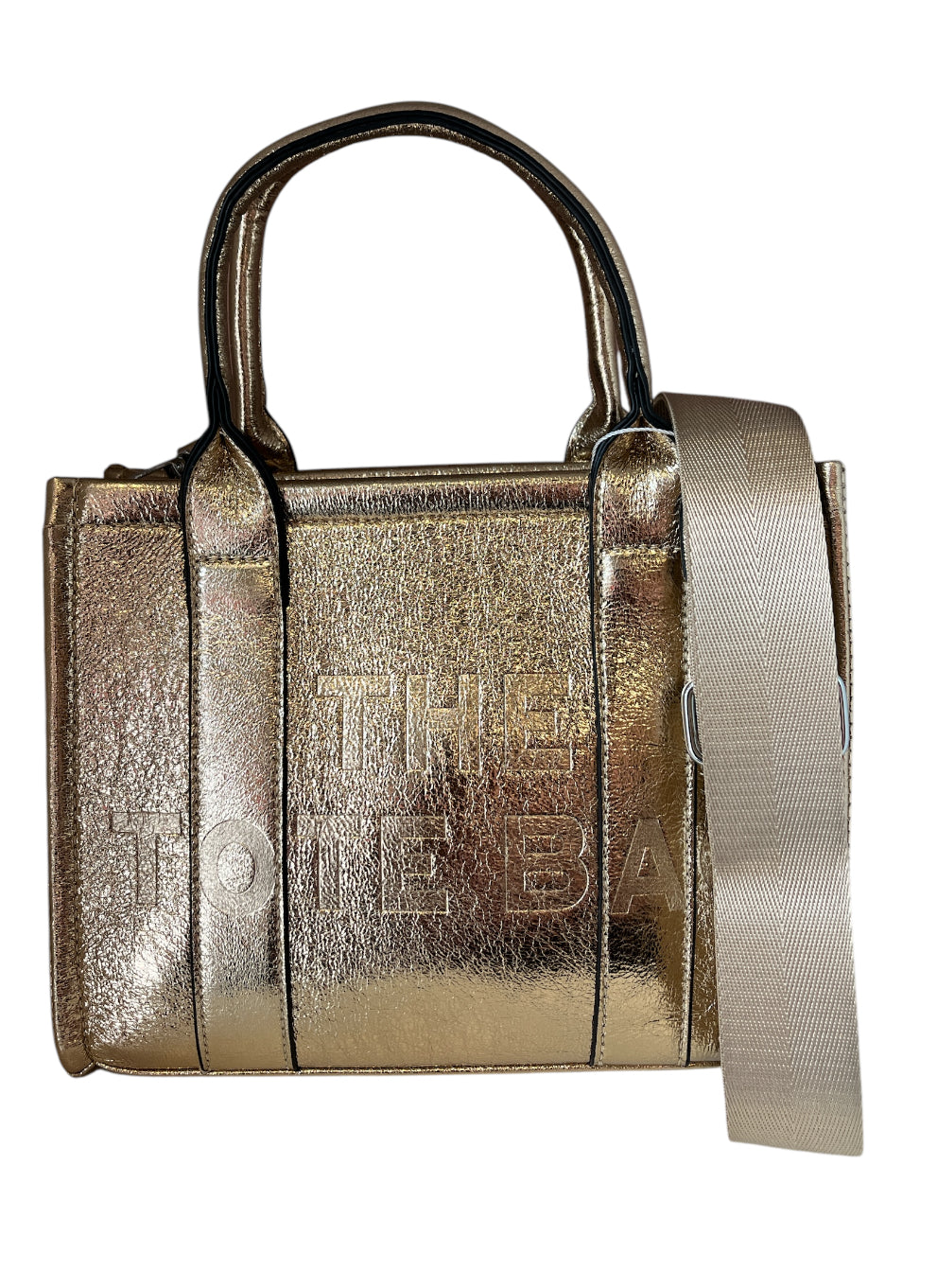 The Tote Bag - Metallic silver