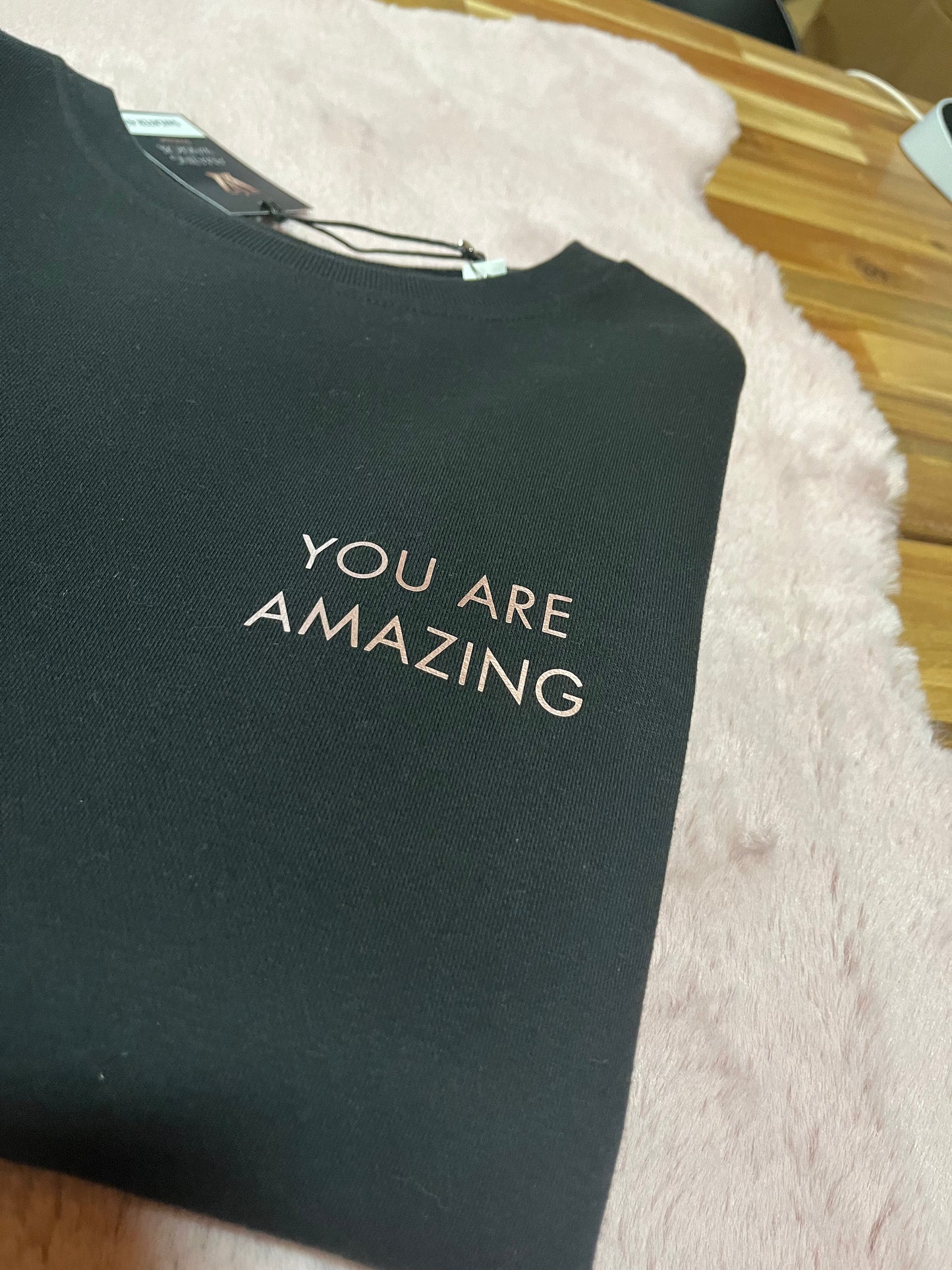 Amazing sweater Touch of pearl black