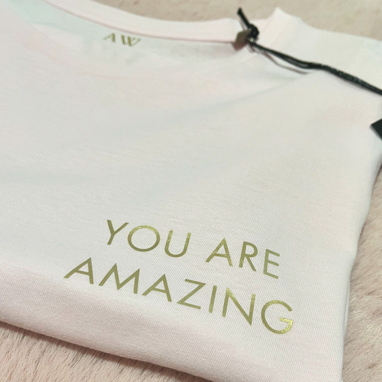 Amazing shirt Touch of gold pink