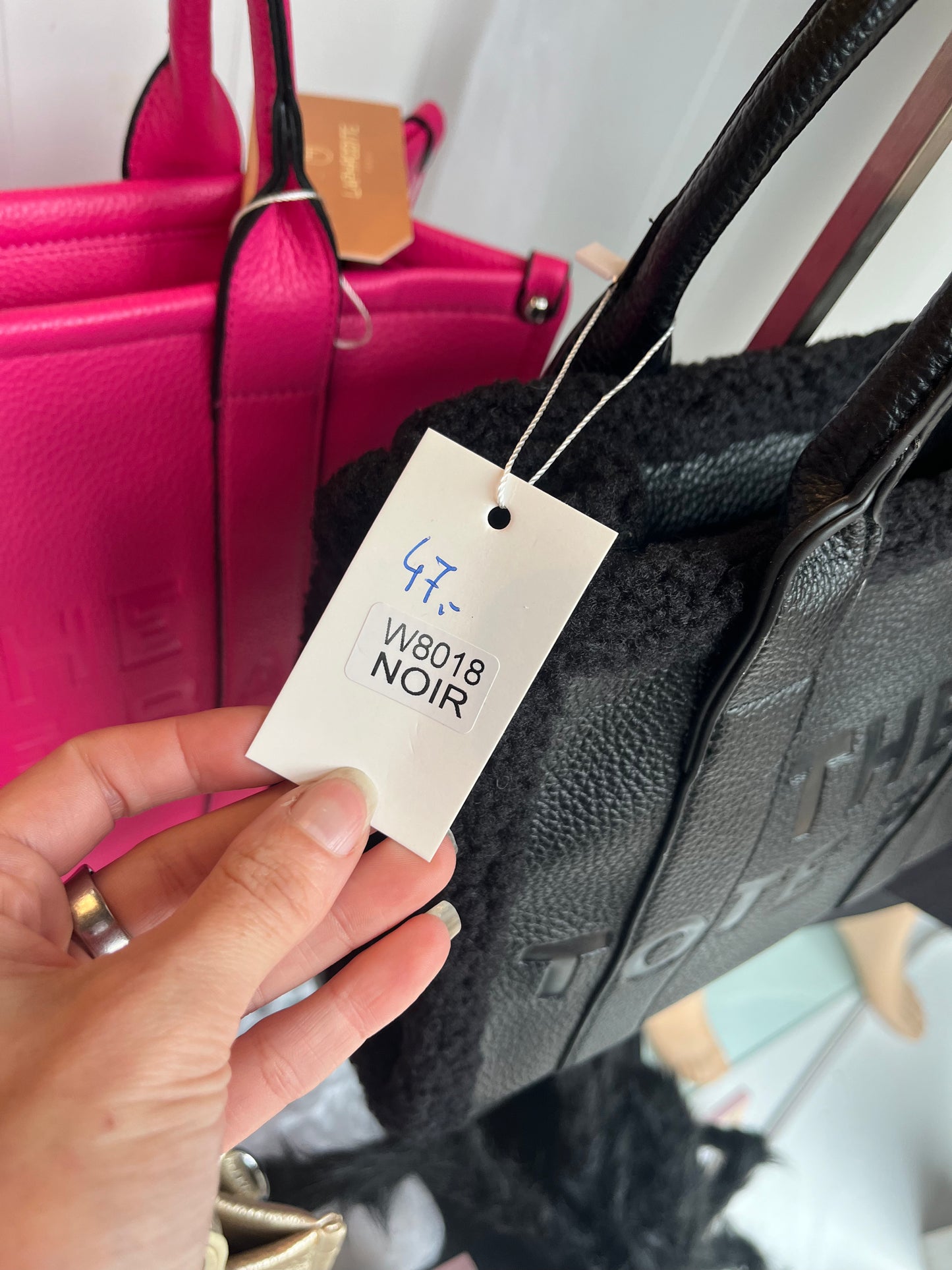 The Totebag medium met bontje