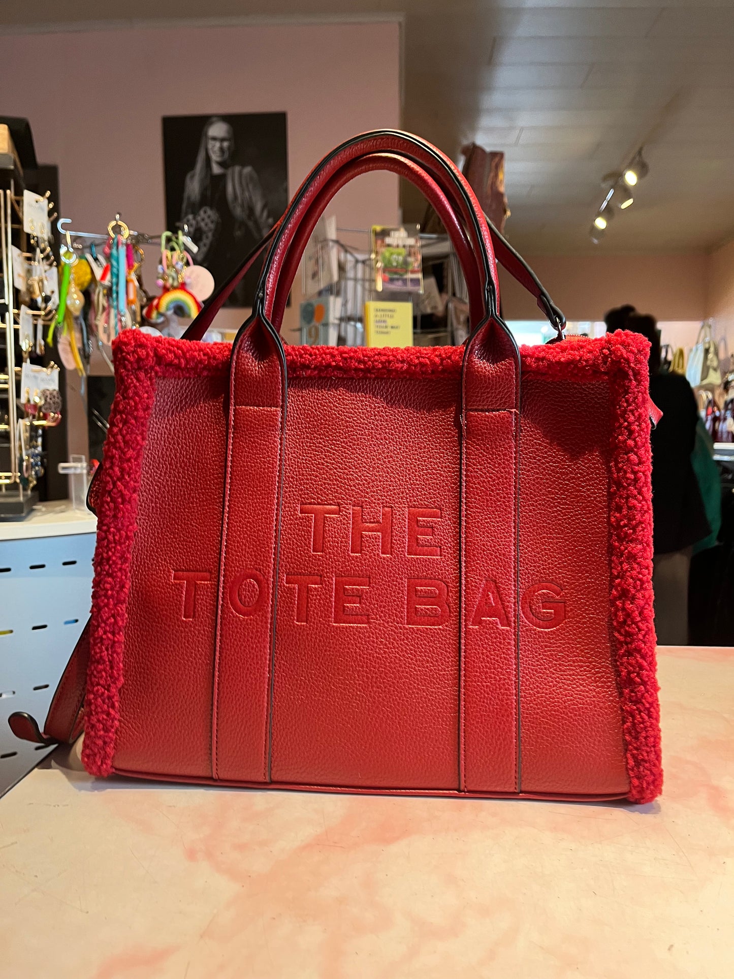 The Totebag Large met bontje