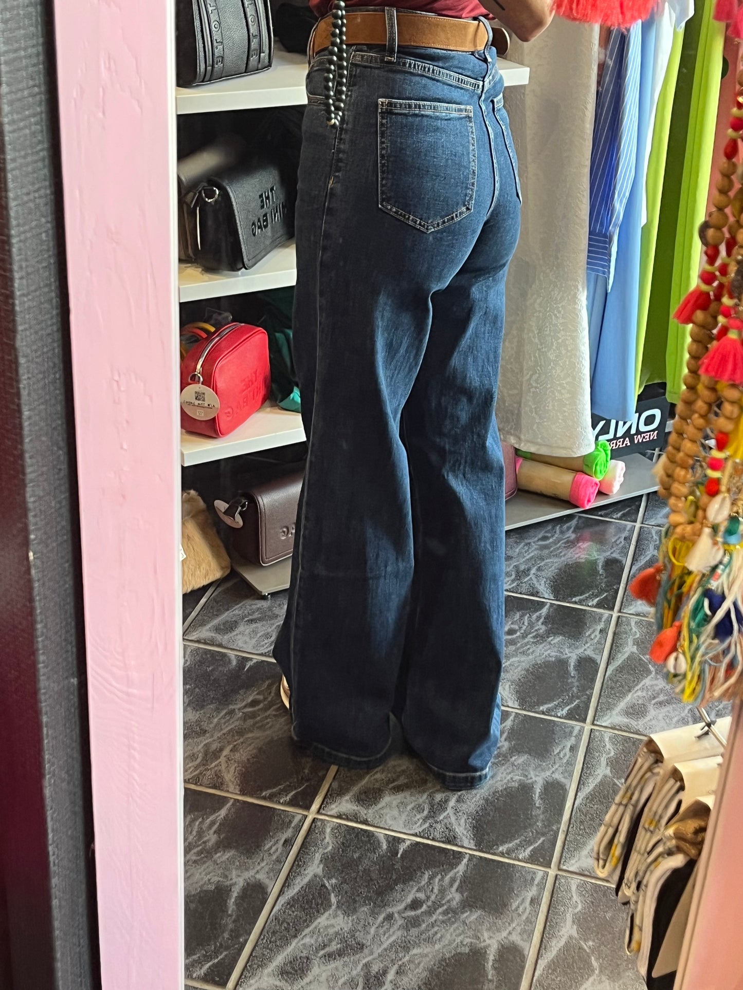 Oraije Paris - full lenght-high waist wide leg jeans