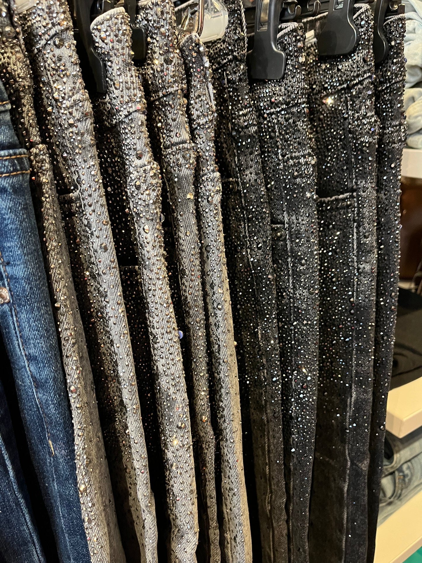 adoro design glitterjeans