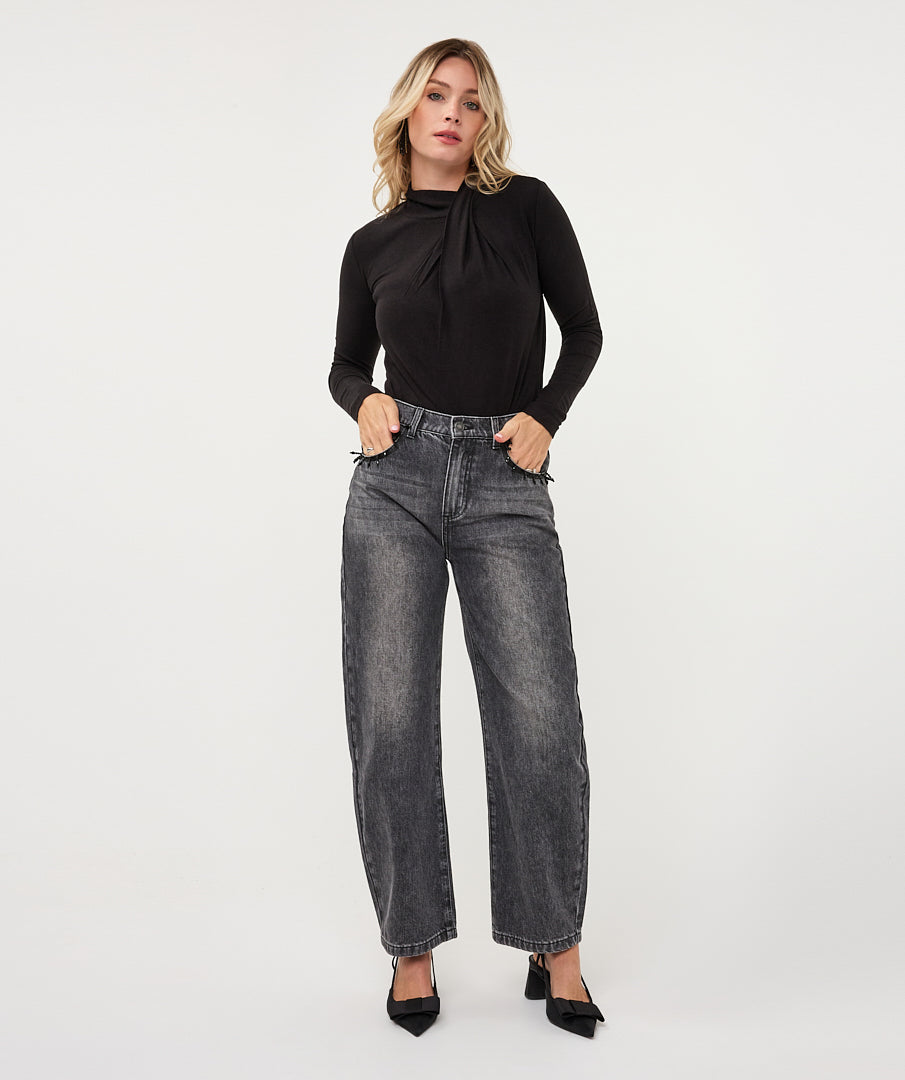 Esqualo jeans balloon - beading