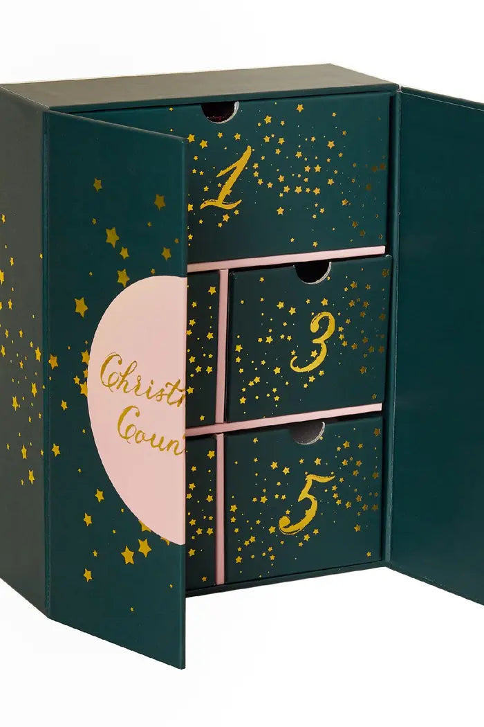 Adventskalender zilver & blauw Sheet Material