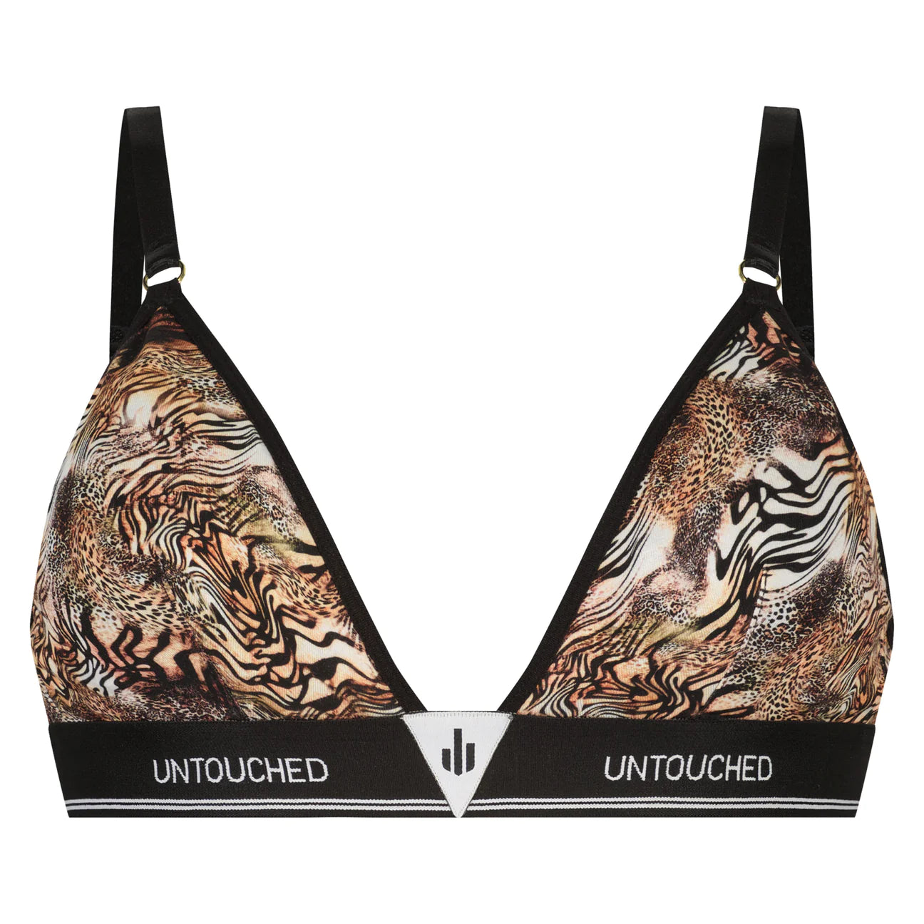 Sock My feet - Animal Mix Bralette met kant met bijpassende sokken GRATIS