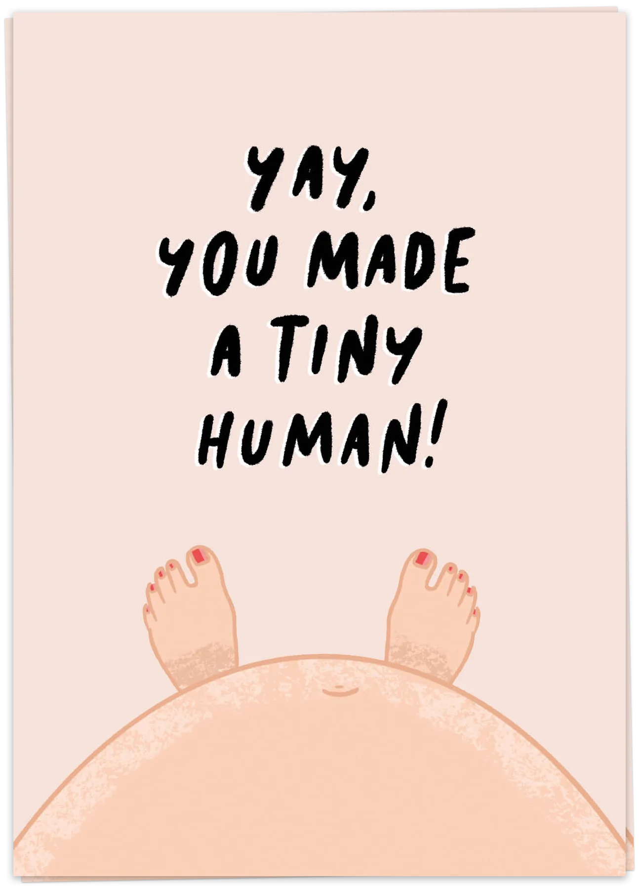 Kaart Blanche You made a tiny human