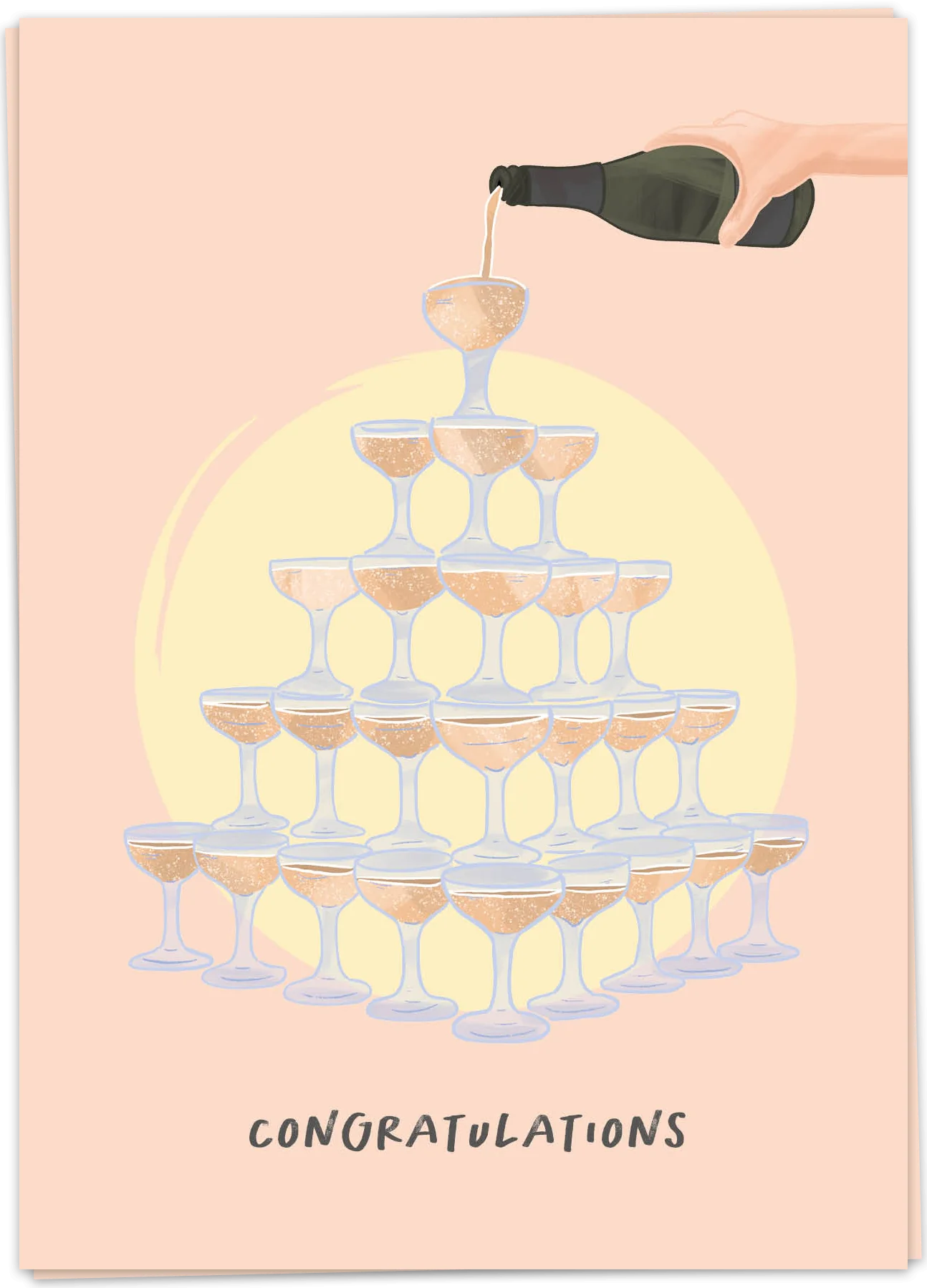 Kaart Blanche Champagne tower