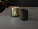 Gusta Theelichthouder Giftset 7x8cm Green en gold glitter - Amazing wardrobe