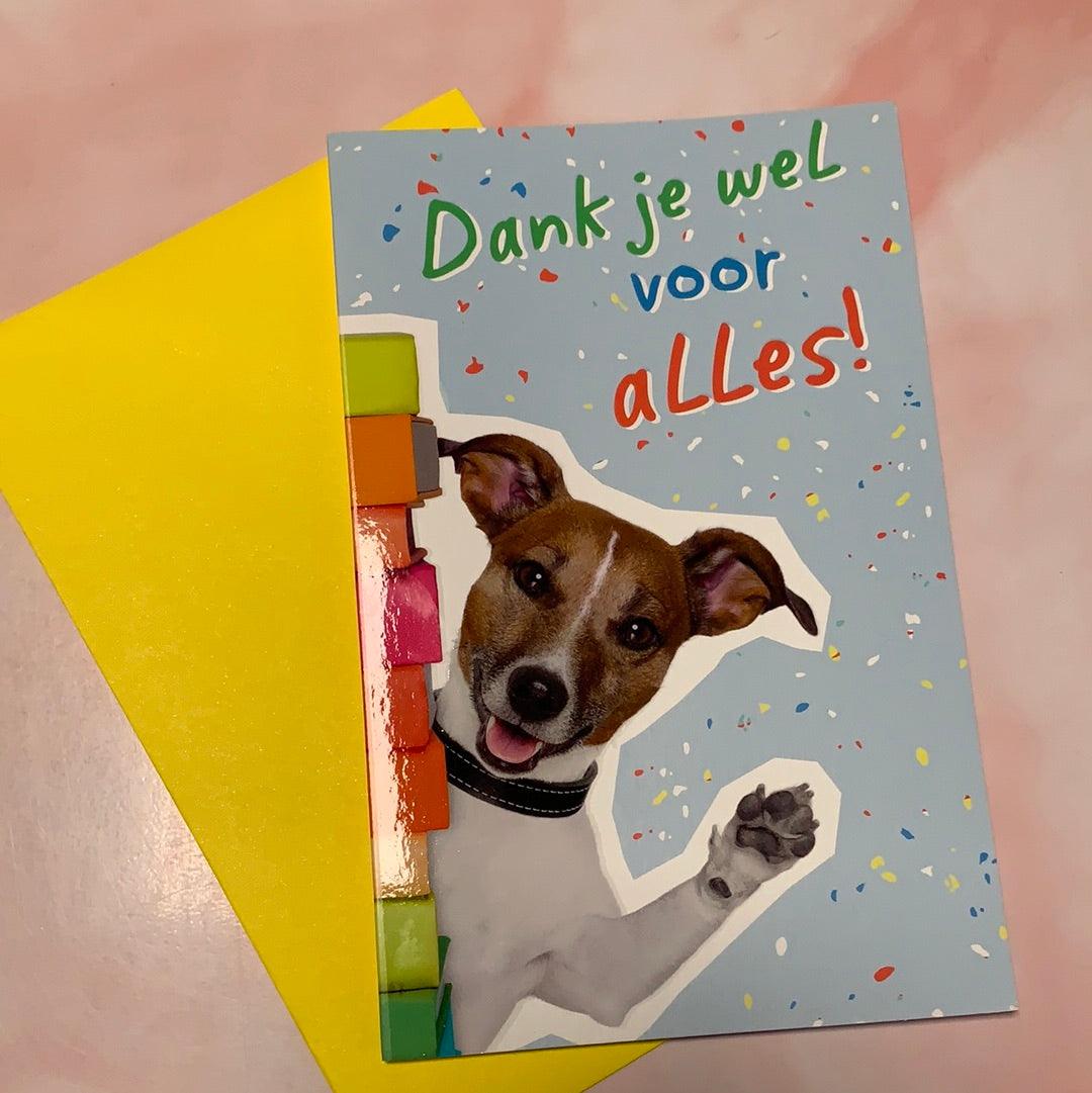 Wenskaart Hallmark dank je wel voor alles! - Amazing wardrobe