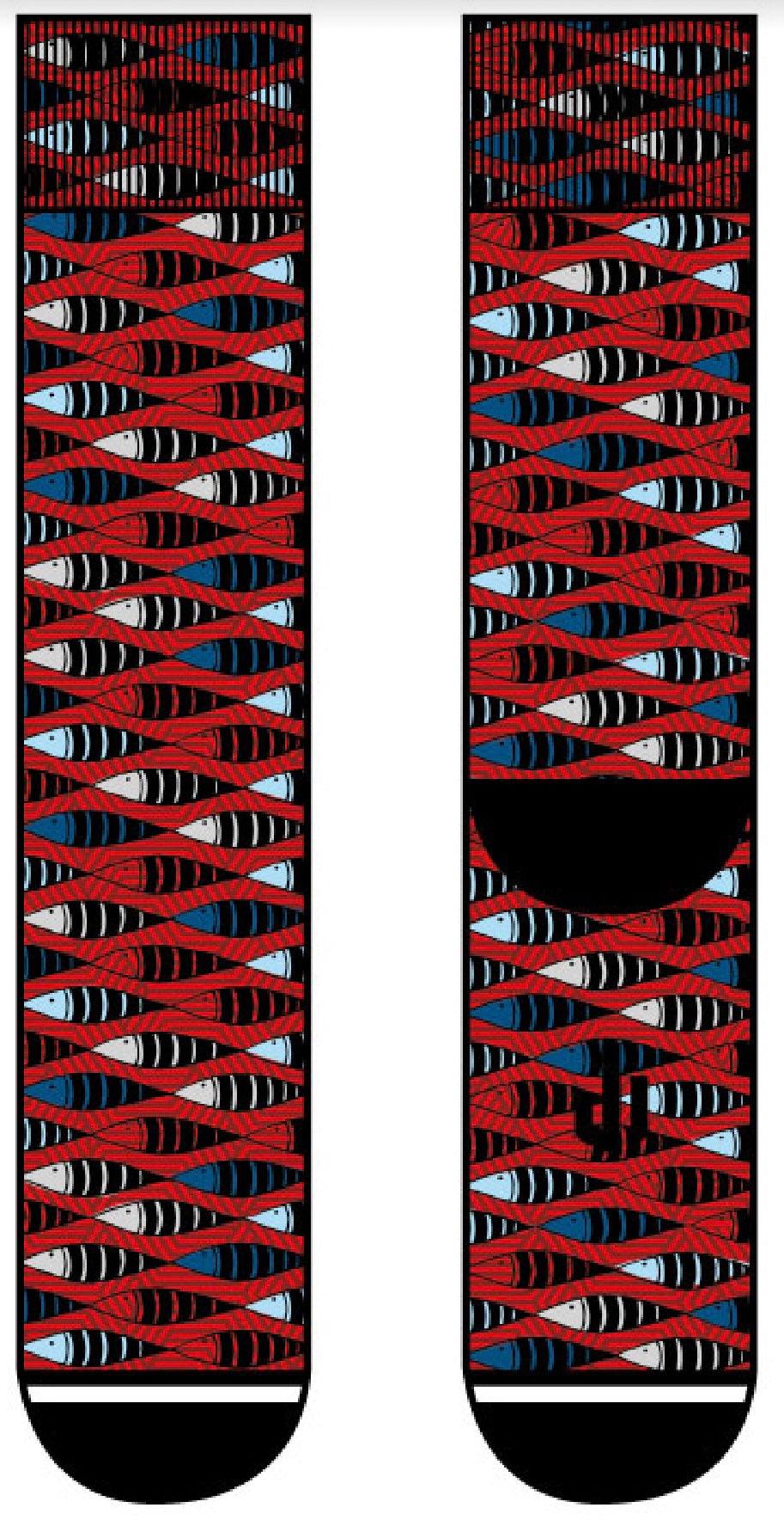 Sock my feet sokken - Sock red fish - Amazing wardrobe