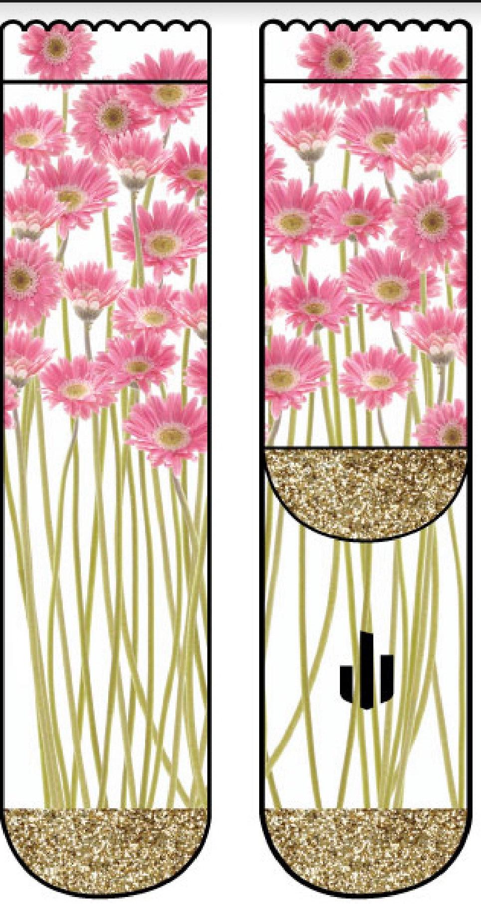 Sock my feet sokken - Sock my pink sunflowers - Amazing wardrobe