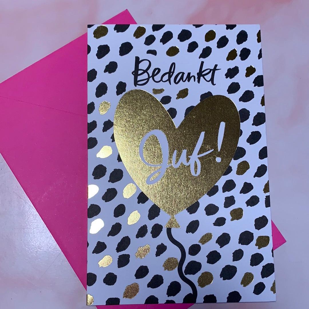 Wenskaart Hallmark Bedankt Juf - Amazing wardrobe