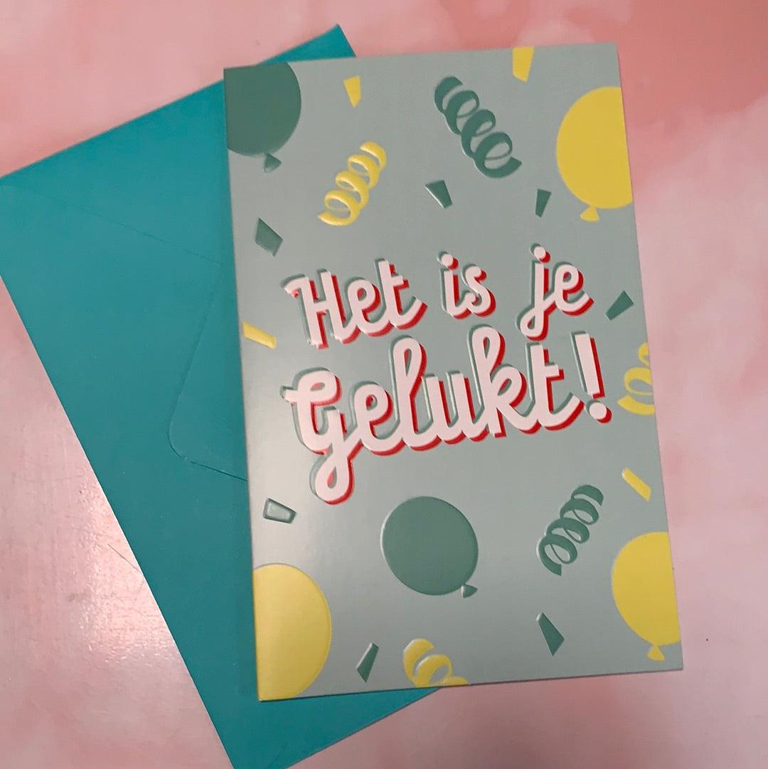 Wenskaart Hallmark het is je gelukt! - Amazing wardrobe