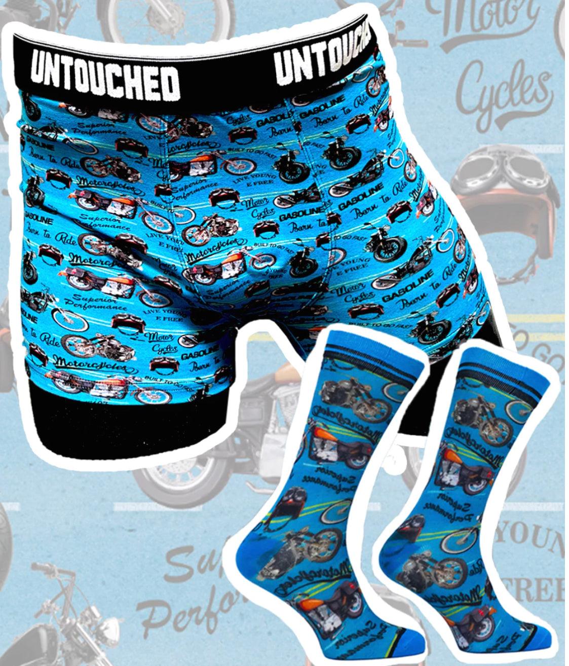 Giftbox - Sock my feet - Motorbike Boxer + Sokken Giftbox - Amazing wardrobe