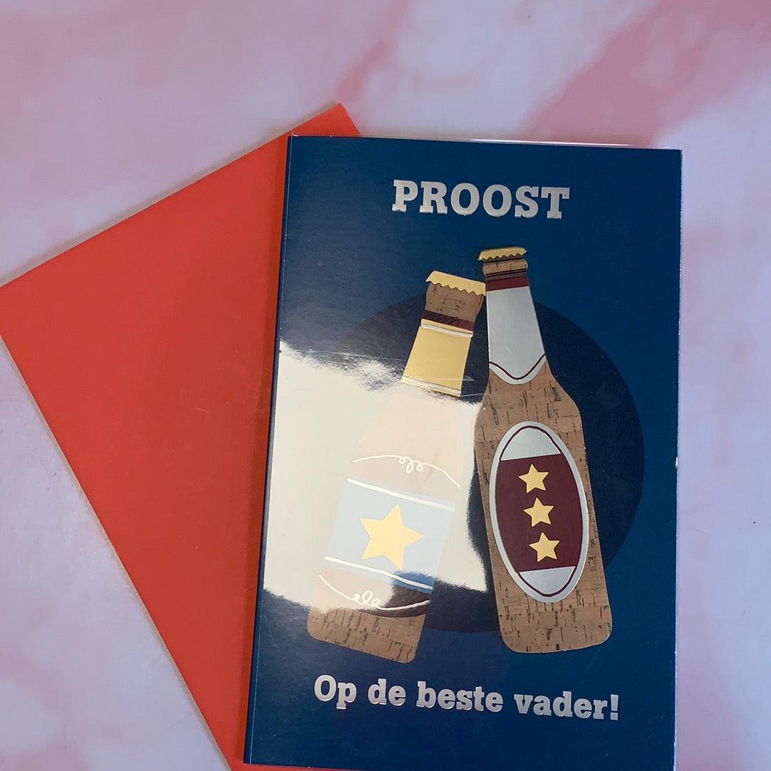 Wenskaart Hallmark Proost op de beste vader ! - Amazing wardrobe