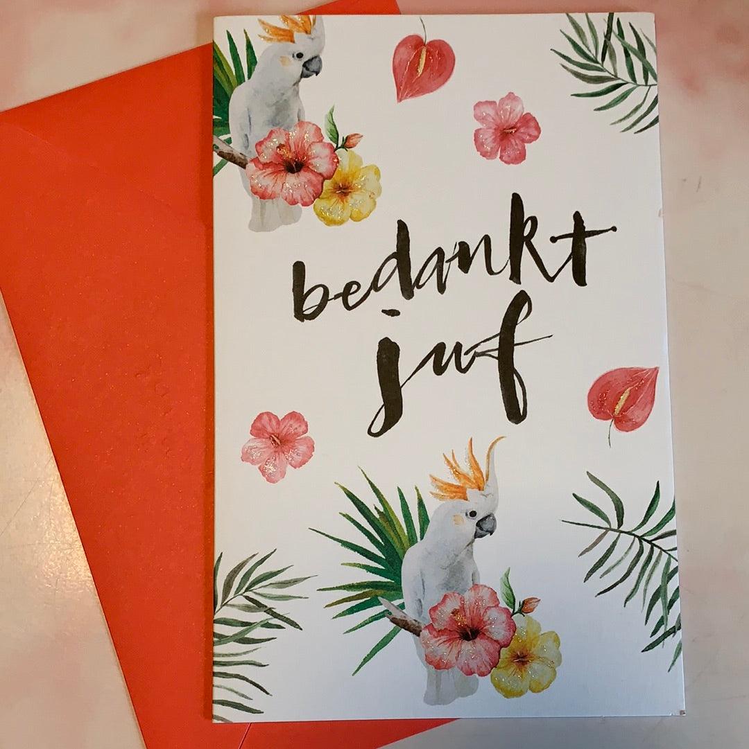 Wenskaart Hallmark Bedankt Juf - Amazing wardrobe