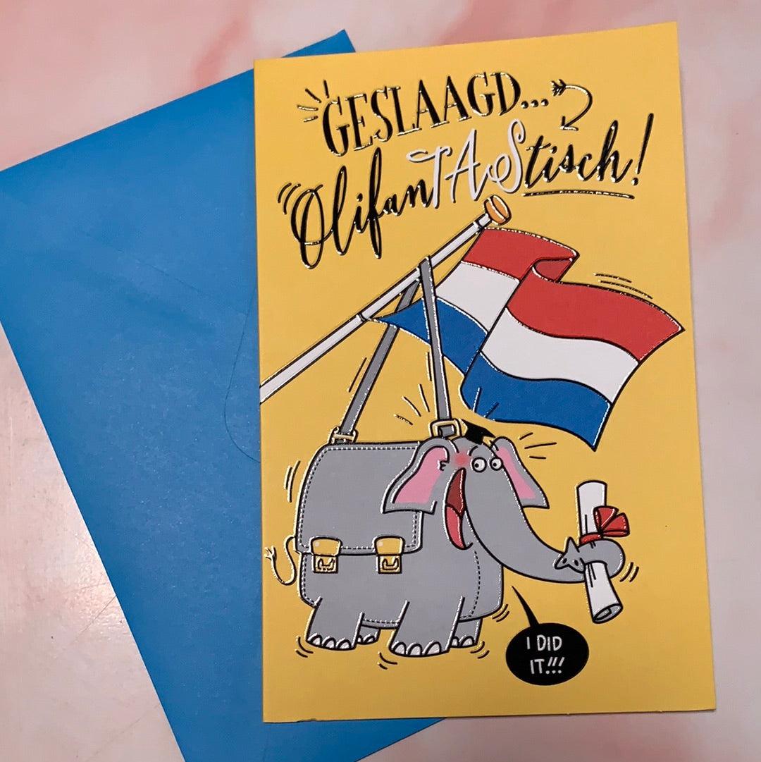 Wenskaart Hallmark Geslaagd! - Amazing wardrobe