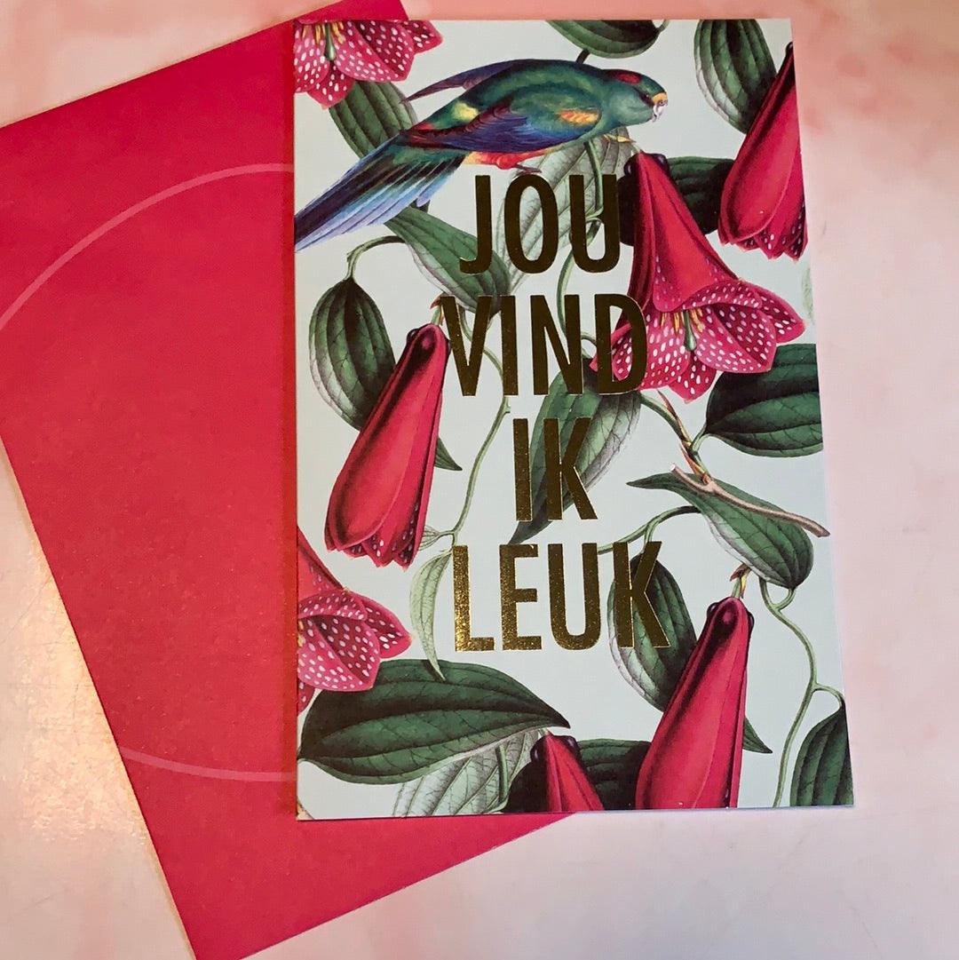 Wenskaart Hallmark Jou vind ik leuk ! - Amazing wardrobe