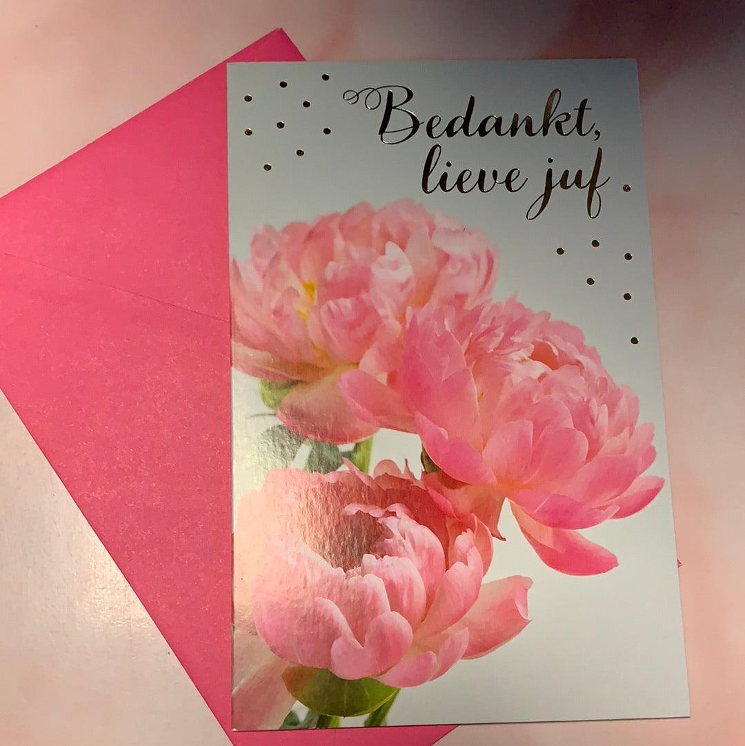 Wenskaart Hallmark Bedankt lieve juf! - Amazing wardrobe