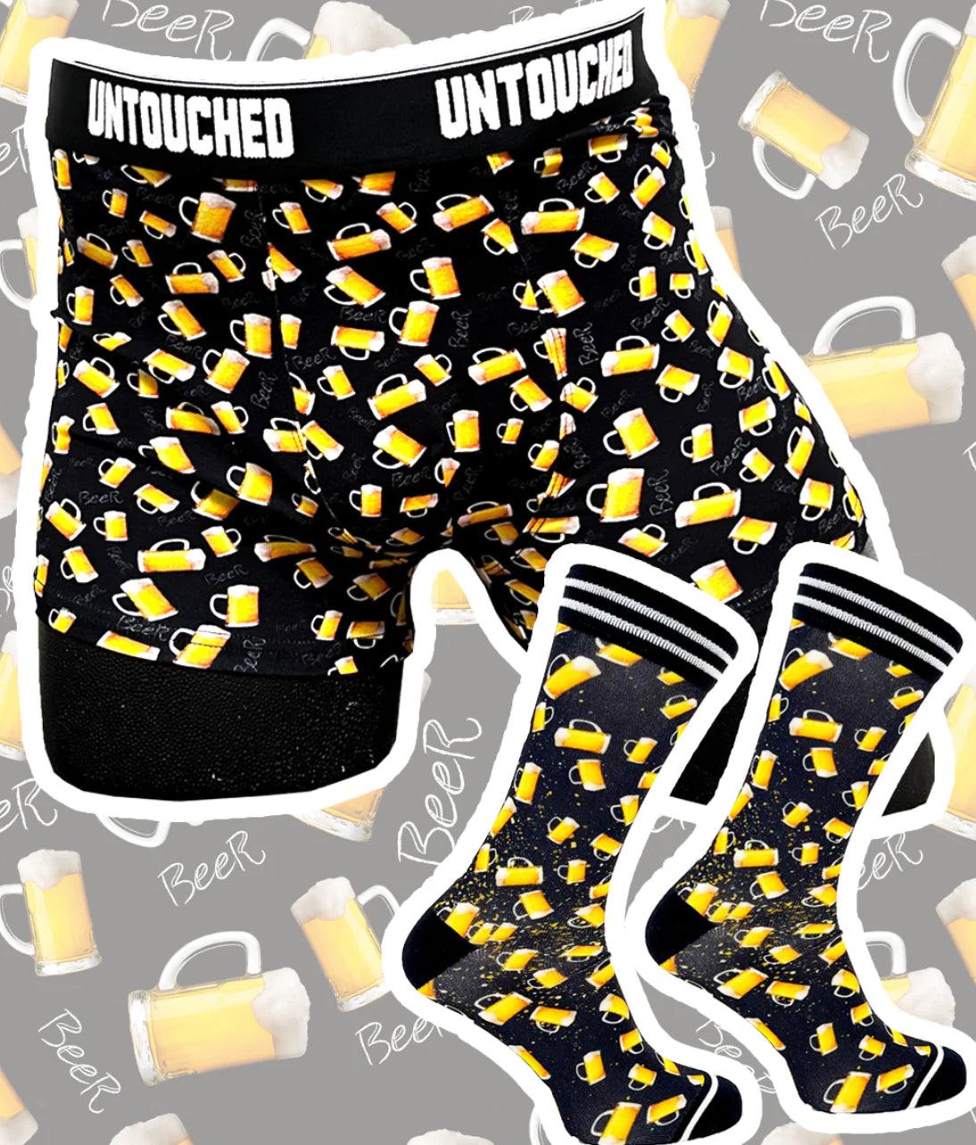 Giftbox - Sock my feet - Beer Mugs Boxer + Sokken Giftbox - Amazing wardrobe