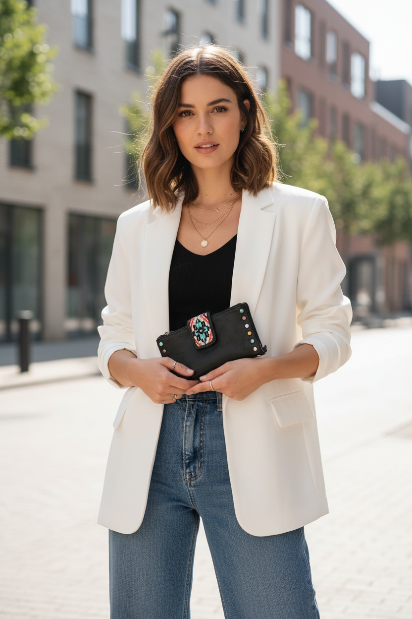 Micmacbags New Navajo portemonnee - compact formaat lifestyle shot