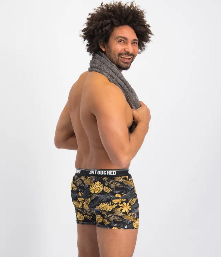 Giftbox - Sock my feet - Golden Leaves Boxer + Sokken Giftbox - Amazing wardrobe