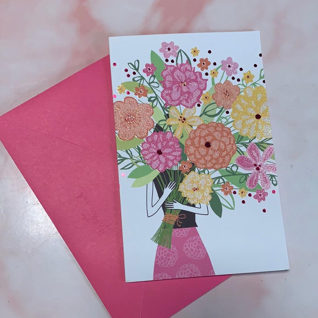 Wenskaart Hallmark Boeket bloemen - Amazing wardrobe
