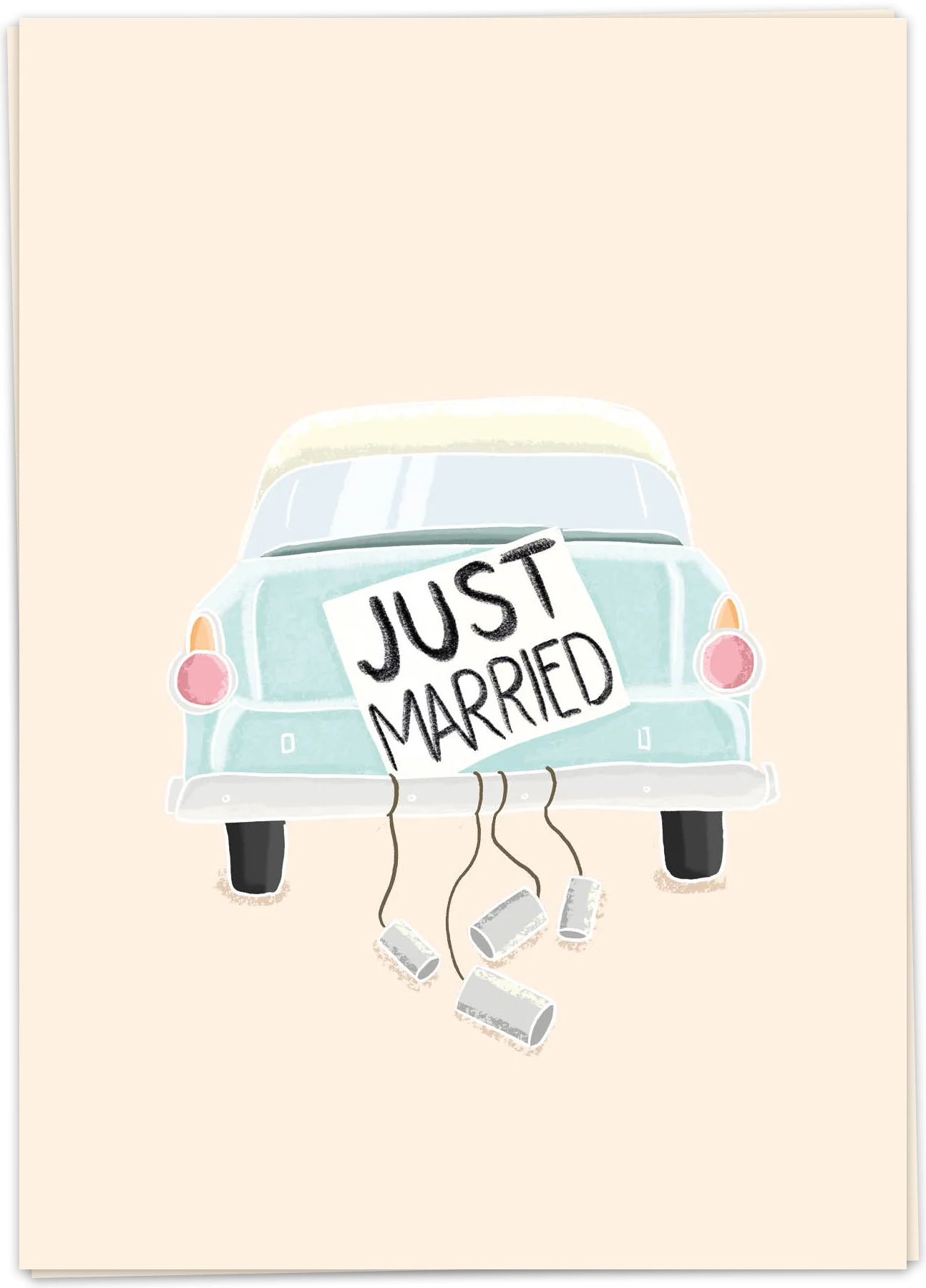 Kaart Blanche Just married