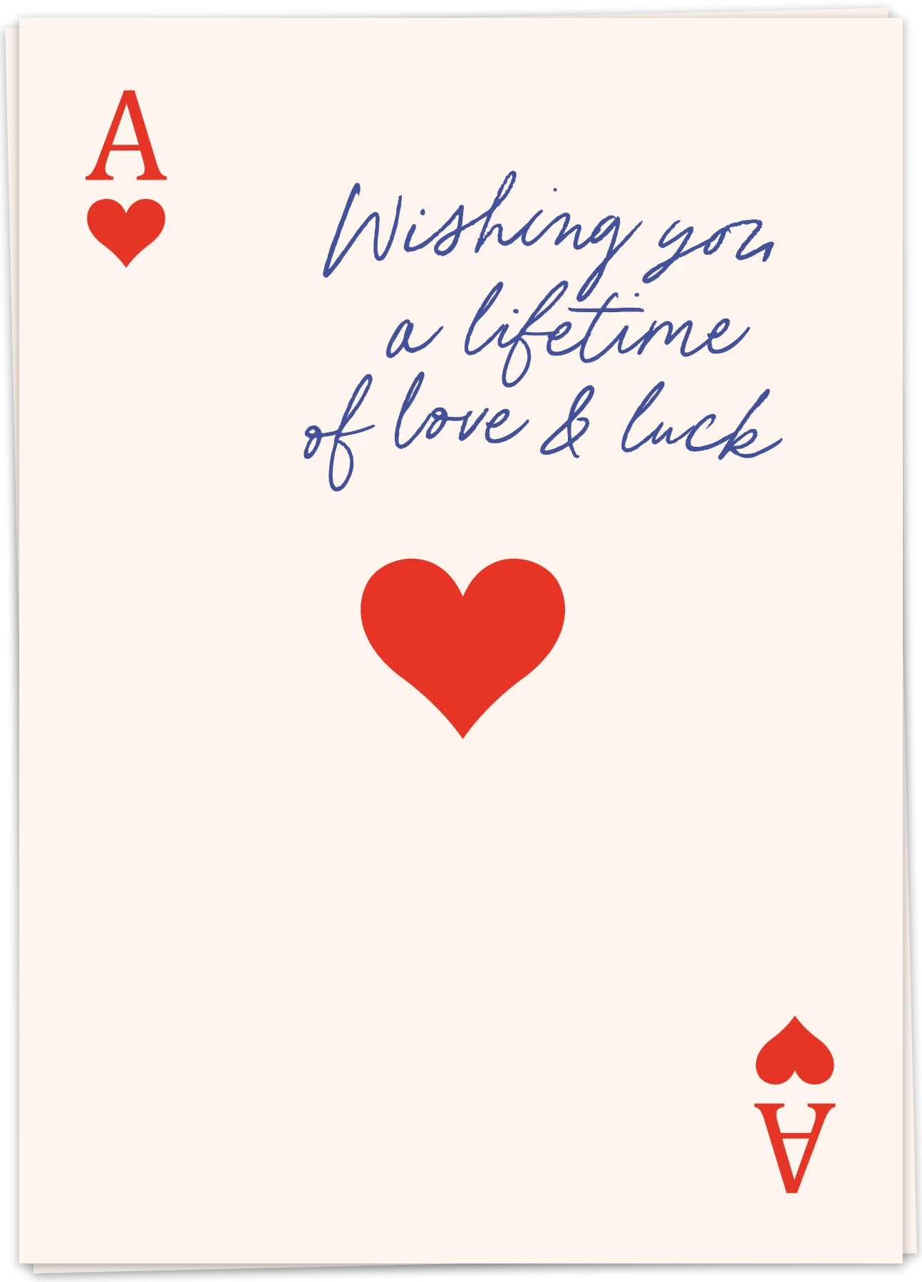 Kaart Blanche Ace card