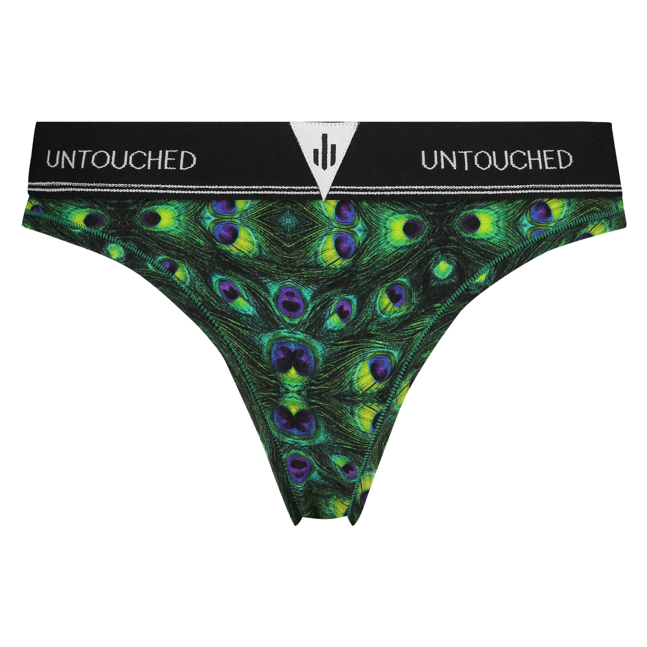 Sock my feet - Untouched Green Peacock Thong met bijpassende sokken