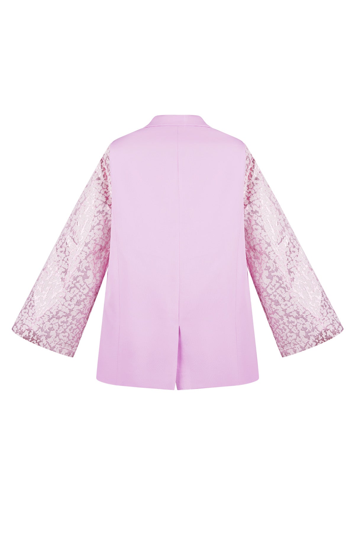 Blazer with panther sleeves - Pink