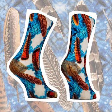 Sock my feet sokken -Sock my Falling Feathers