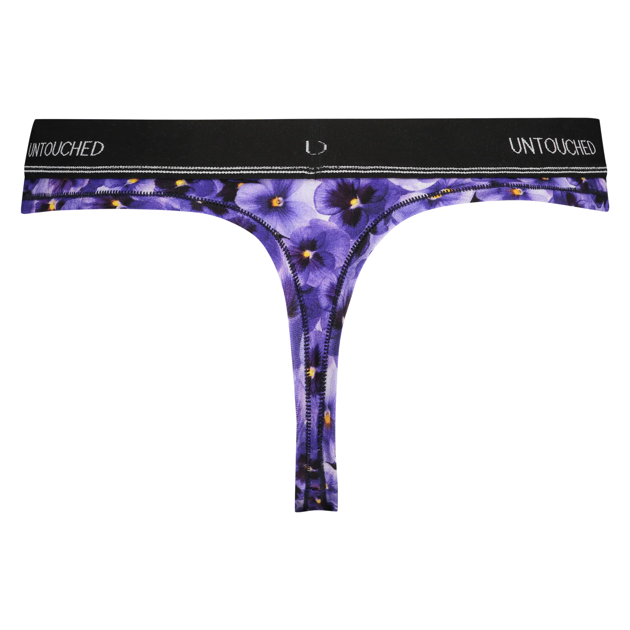 Sock my feet - Untouched Viola Flower Thong met bijpassende sokken