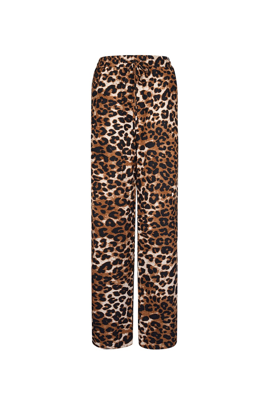 Wild Leopard trousers with stripes - brown