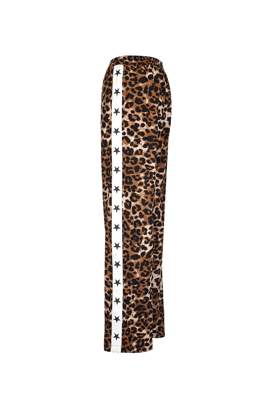Wild Leopard trousers with stripes - brown
